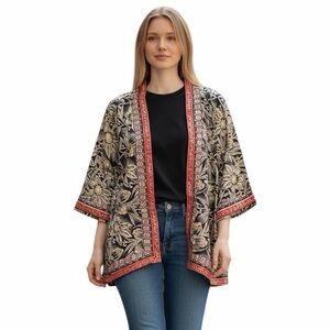 JOHNNY WAS “ FOLLOW YOUR SOUL” VINTAGE SILK KIMONO.